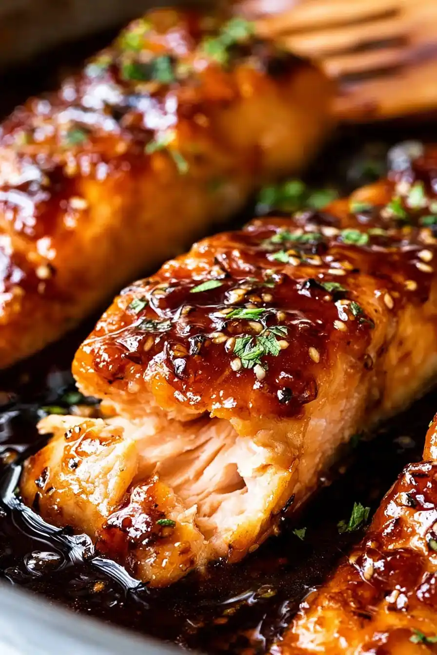 Effortless Glaze: Honey Garlic Salmon Without Browned Butter